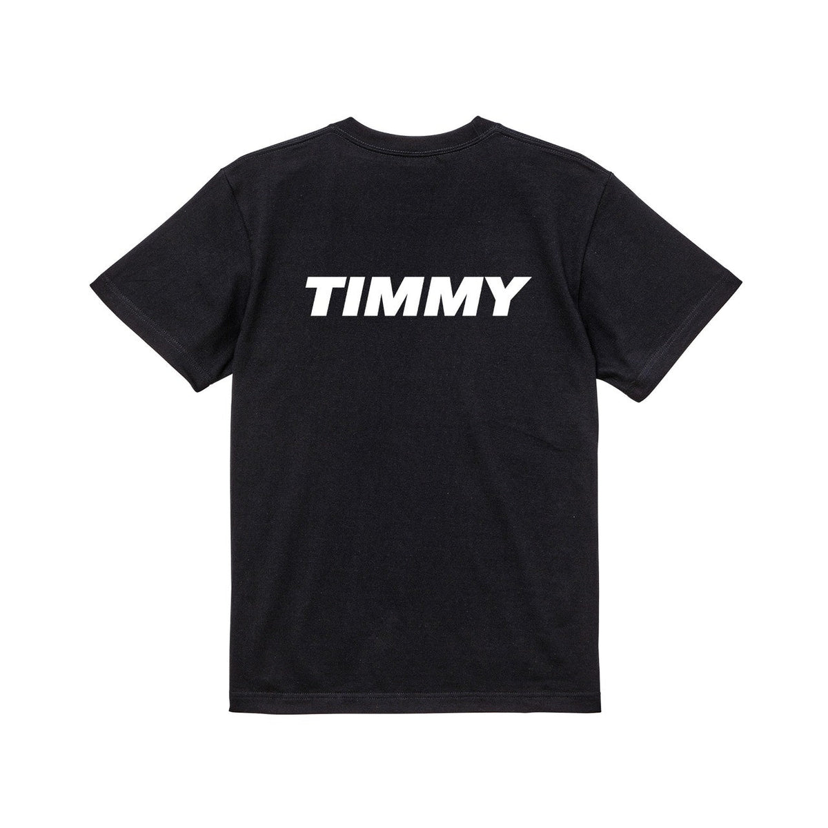 TM⑨出会い TIMMY バックプリントTee ブラック