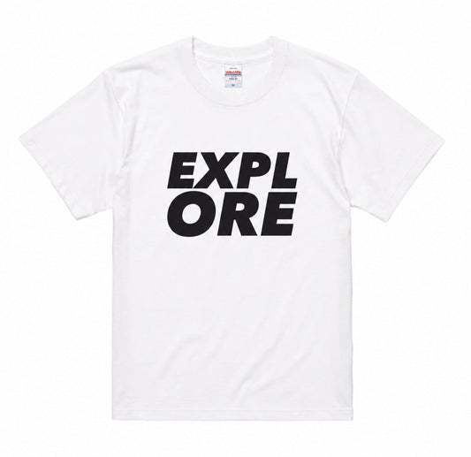 TM③冒険 EXPL/ORE Tee ホワイト