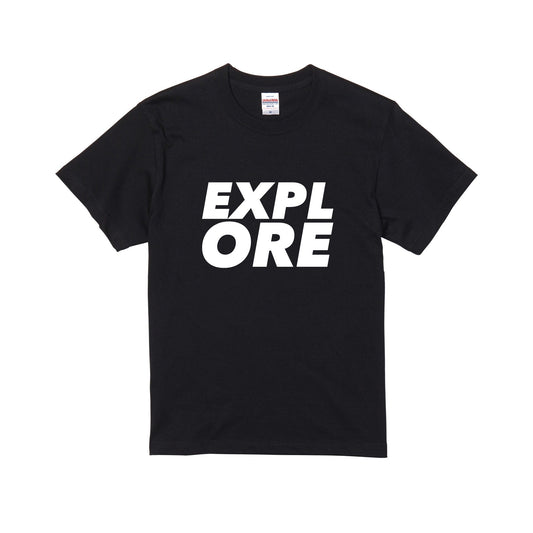 TM③冒険 EXPL/ORE Tee ブラック