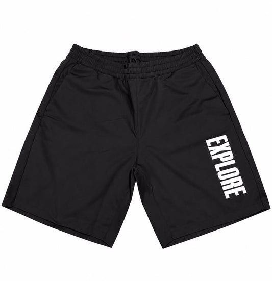 TM⑫情熱 EXPLORE ハーフパンツ ブラック
