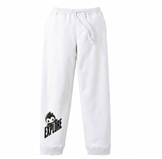 TM⑯進化 EXPLORE スウェットパンツ ホワイト