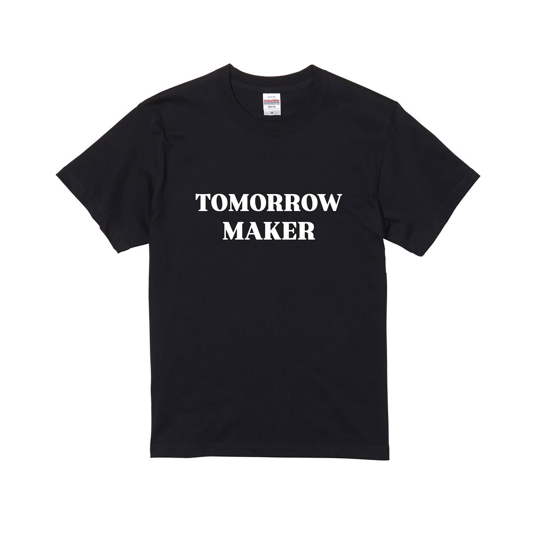 TM⑧成長 TOMORROW MAKER ロゴTee ブラック