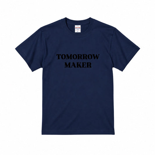 TM⑧成長 TOMORROW MAKER ロゴTee ネイビー