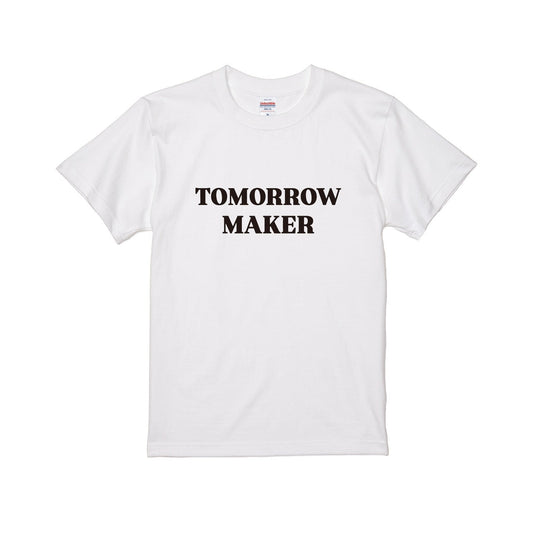 TM⑧成長 TOMORROW MAKER ロゴTee ホワイト